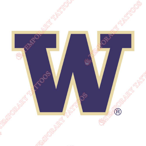 Washington Huskies Customize Temporary Tattoos Stickers NO.6896